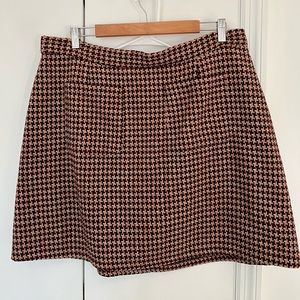 Plaid mod skirt